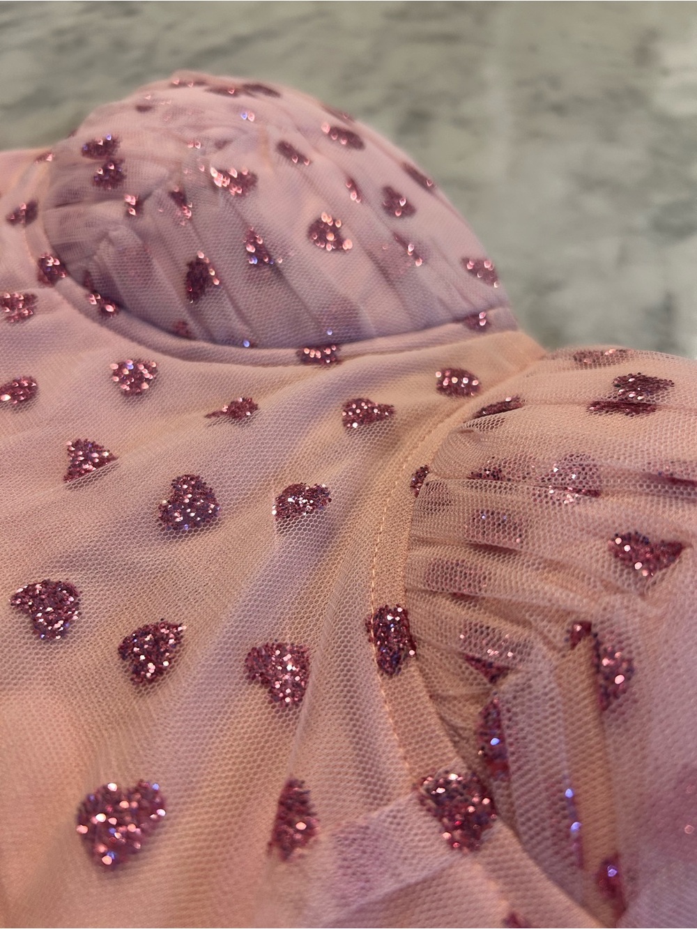 superdown Pink Strapless Heart-Print Ruched Mini Dress - Picture 8 of 9